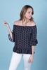 Imagen de BLUSA EST CUELLO BOTE C/ VOLADOS