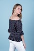 Imagen de BLUSA EST CUELLO BOTE C/ VOLADOS