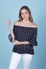 Imagen de BLUSA EST CUELLO BOTE C/ VOLADOS