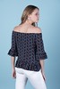 Imagen de BLUSA EST CUELLO BOTE C/ VOLADOS