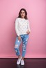 Imagen de BUZO TEJIDO ESTAMPADO BESOS
