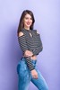 Imagen de CROP TOP RAYADO DISEÑO  Y MANGA ABIERTA