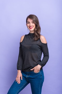 Imagen de BLUSA C/ HOMBROS DESCUBIERTOS