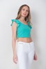 Imagen de CROP TOP MANGA CON VOLADO