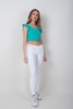 Imagen de CROP TOP MANGA CON VOLADO