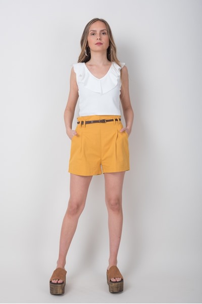 Imagen de SHORT DE VESTIR C/ CINTURÓN INCLUIDO