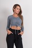 Imagen de CROP TOP DISEÑO FRUNCIDO