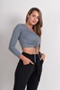 Imagen de CROP TOP DISEÑO FRUNCIDO