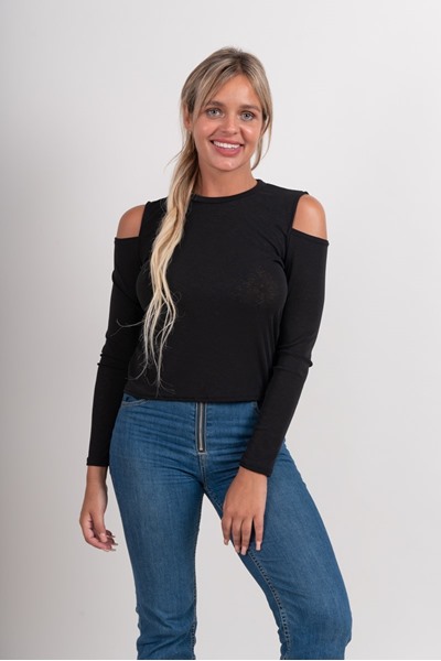 Imagen de BLUSA C/ HOMBRO DESCUBIERTO