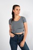 Imagen de CROP TOPO RAYADO FINO