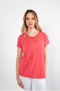 Imagen de BLUSA M/C ESCOTE C/ FRUNCES