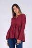 Imagen de BLUSA C/ VOLADOS EN TERMINACIÓN