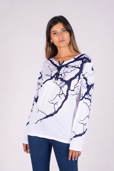 Imagen de BUZO ESTAMPADO C/ BOTONES