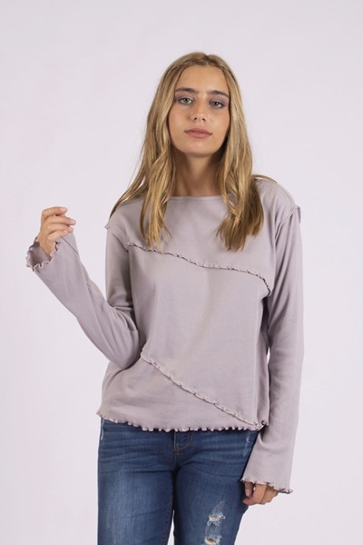 Imagen de BLUSA  MORLEY CON VOLADOS