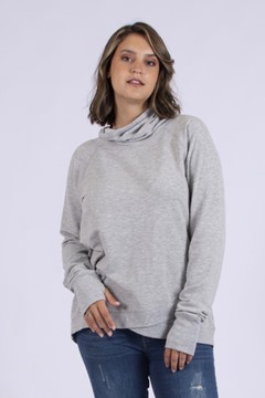 Imagen de POLERON JOGGING AFELPADO  C/ DISEÑO EN TERMINACIÓN