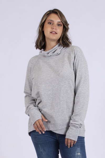 Imagen de POLERON JOGGING AFELPADO  C/ DISEÑO EN TERMINACIÓN
