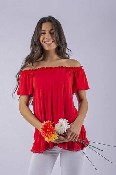 Imagen de BLUSA ESCOTE ABIERTO