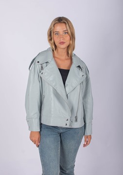 Imagen de CAMPERA BIKER ECOCUERO