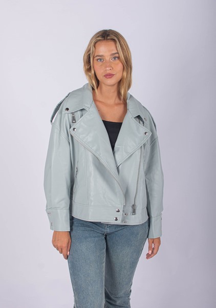 Imagen de CAMPERA BIKER ECOCUERO
