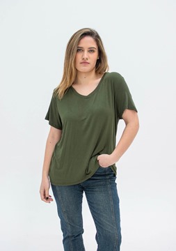 Imagen de BLUSA LISA  ESCOTE E V