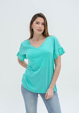 Imagen de BLUSA C/ DISEÑO EN MANGA
