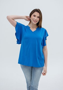 Imagen de BLUSA C/ DISEÑO EN MANGA
