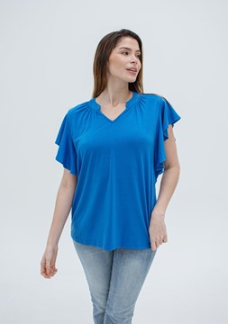 Imagen de BLUSA C/ DISEÑO EN MANGA
