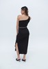 Imagen de VESTIDO LARGO ASIMETRICO