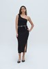 Imagen de VESTIDO LARGO ASIMETRICO