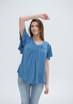 Imagen de BLUSA C/ MANGA ACAMPANADA