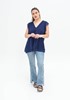 Imagen de BLUSA MANGA VOLADO PLUS SIZE