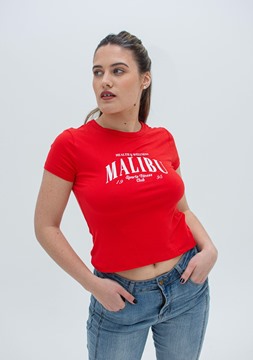 Imagen de REMERA C/ LYCRA ESTAMPADA
