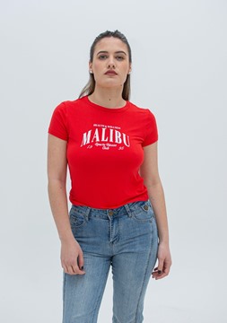 Imagen de REMERA C/ LYCRA ESTAMPADA