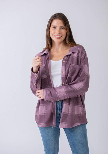 Imagen de CAMISA A CUADROS ELASTIZADA