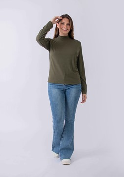 Imagen de BLUSA CON CUELLO ALTO