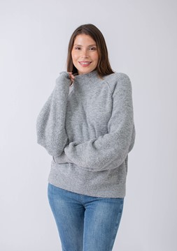 Imagen de BUZO TEJIDO C/ CUELLO ALTO