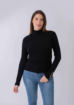 Imagen de BUZO CUELLO ALTO C/ BOTONES