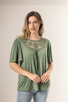 Imagen de BLUSA C/ BRODERIE