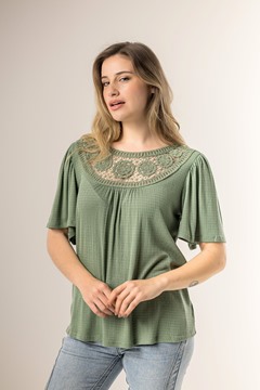 Imagen de BLUSA C/ BRODERIE