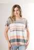 Imagen de BLUSA A RAYAS / BOTONES