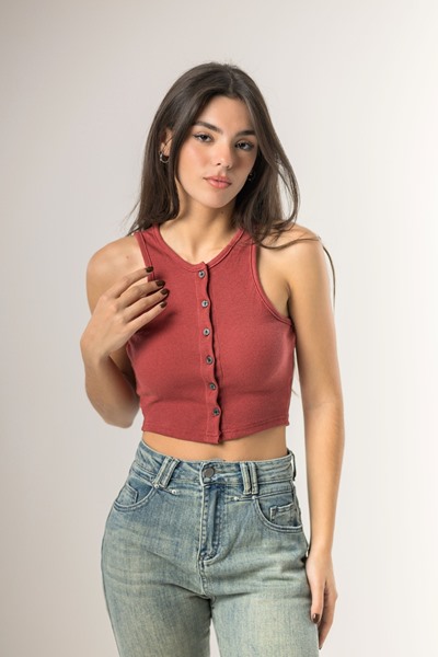 Imagen de TOP C/ BOTONES