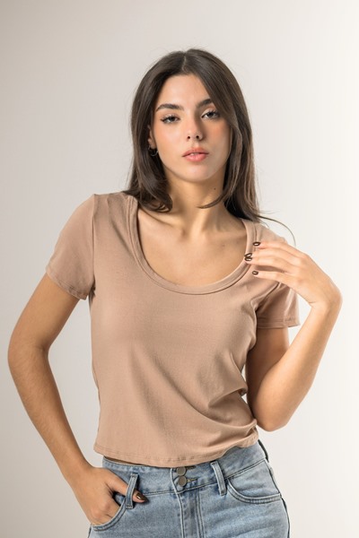 Imagen de TOP ESCOTE REDONDO