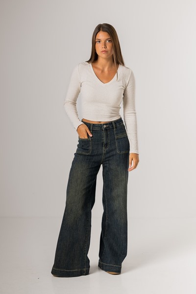 Imagen de JEAN WIDE LEG ELASTIZADO