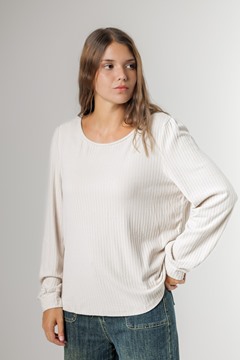 Imagen de BLUSA A ALA BASE LANILLA