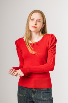 Imagen de BUZO HILO MANGA CON DISEÑO