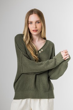 Imagen de BUZO TEJIDO C/ BOTONES