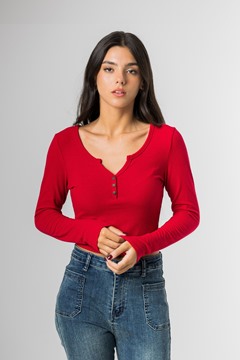 Imagen de BLUSA C/ BOTONES EN ESCOTE