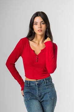 Imagen de BLUSA C/ BOTONES EN ESCOTE