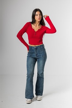 Imagen de JEAN CON DISEÑO  CON LYCRA