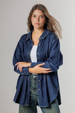 Imagen de CAMISA DE JEAN PLUS SIZE